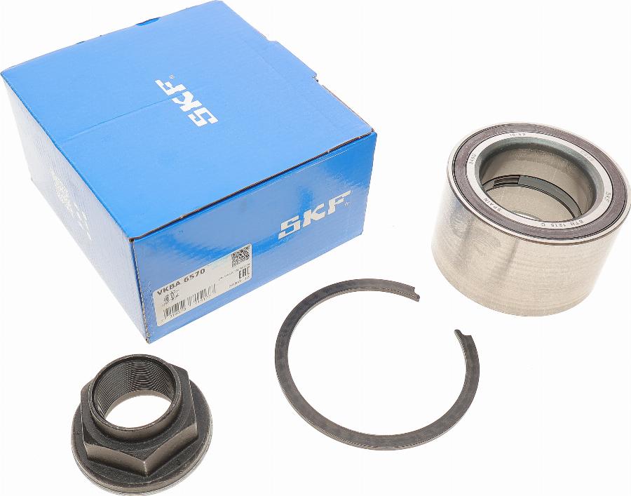 SKF VKBA 6570 - Wheel hub, bearing Kit autospares.lv