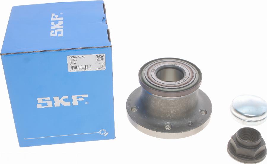 SKF VKBA 6571 - Wheel hub, bearing Kit autospares.lv