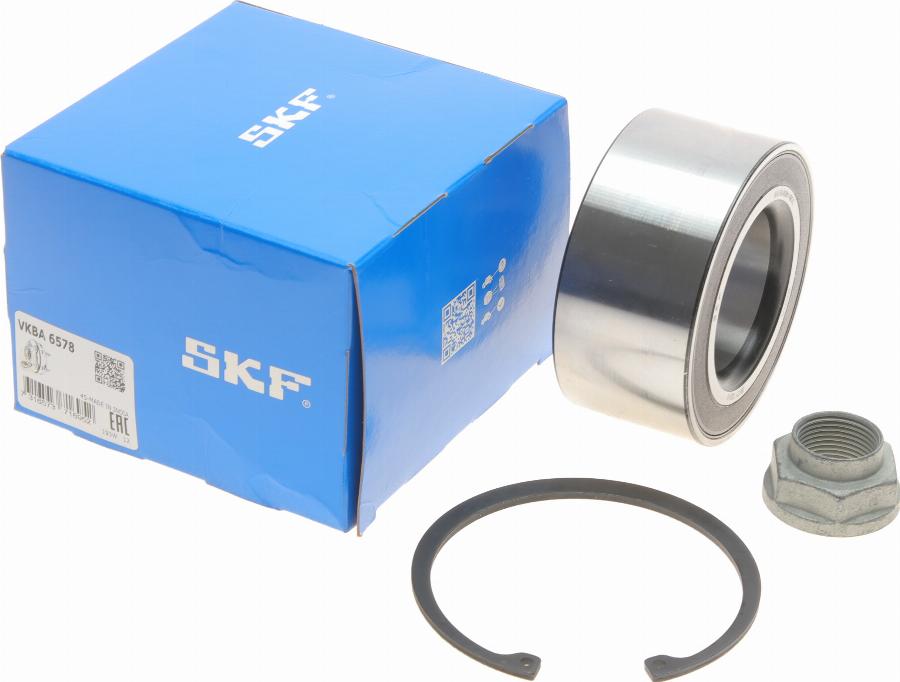 SKF VKBA 6578 - Wheel hub, bearing Kit autospares.lv