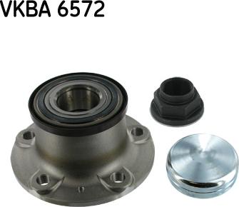 SKF VKBA 6572 - Wheel hub, bearing Kit autospares.lv