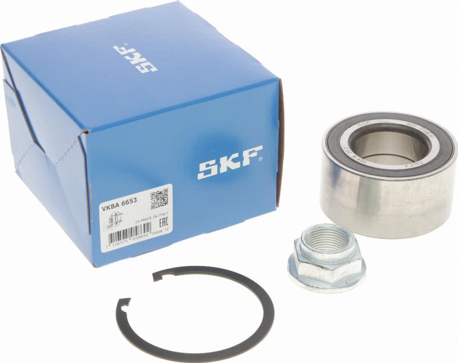 SKF VKBA 6653 - Wheel hub, bearing Kit autospares.lv