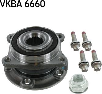 SKF VKBA 6660 - Wheel hub, bearing Kit autospares.lv