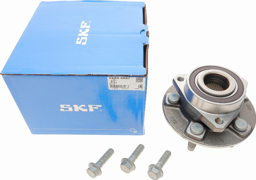 SKF VKBA 6667 - Wheel hub, bearing Kit autospares.lv