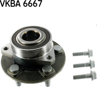 SKF VKBA 6667 - Wheel hub, bearing Kit autospares.lv