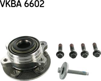 SKF VKBA 6602 - Wheel hub, bearing Kit autospares.lv