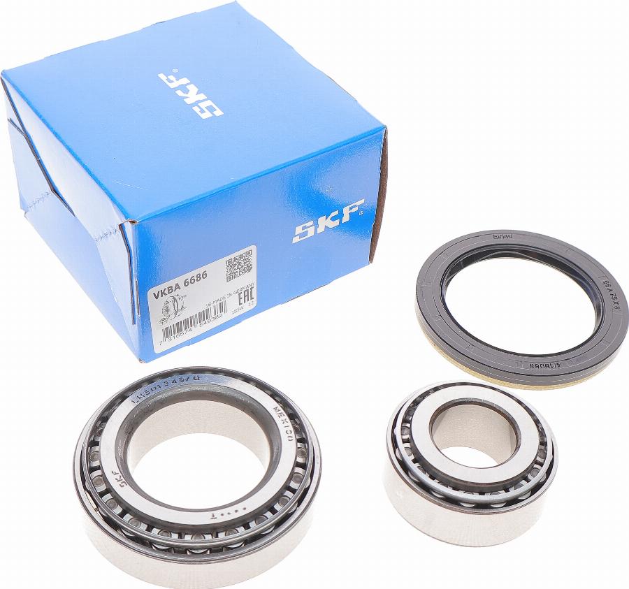 SKF VKBA 6686 - Wheel hub, bearing Kit autospares.lv