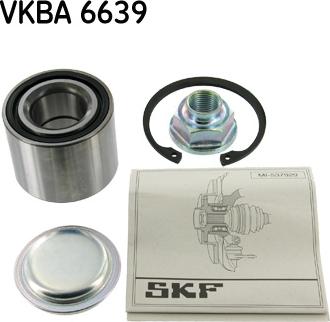 SKF VKBA 6639 - Wheel hub, bearing Kit autospares.lv