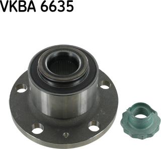 SKF VKBA 6635 - Wheel hub, bearing Kit autospares.lv
