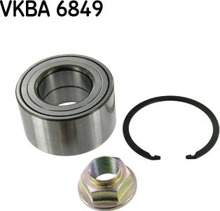 SKF VKBA 6849 - Wheel hub, bearing Kit autospares.lv