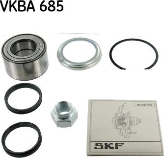 SKF VKBA 685 - Wheel hub, bearing Kit autospares.lv