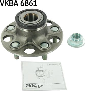 SKF VKBA 6861 - Wheel hub, bearing Kit autospares.lv
