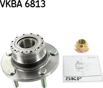 SKF VKBA 6813 - Wheel hub, bearing Kit autospares.lv