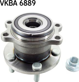 SKF VKBA 6889 - Wheel hub, bearing Kit autospares.lv