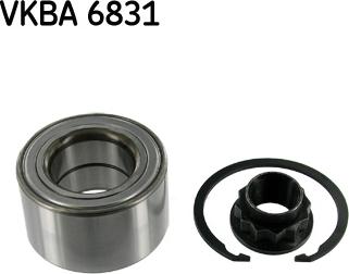 SKF VKBA 6831 - Wheel hub, bearing Kit autospares.lv