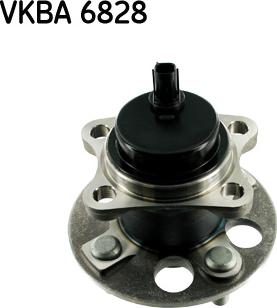 SKF VKBA 6828 - Wheel hub, bearing Kit autospares.lv