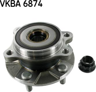 SKF VKBA 6874 - Wheel hub, bearing Kit autospares.lv