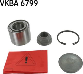 SKF VKBA 6799 - Wheel hub, bearing Kit autospares.lv