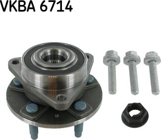 SKF VKBA 6714 - Wheel hub, bearing Kit autospares.lv