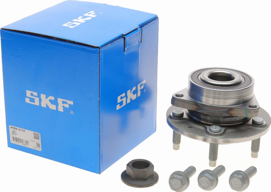 SKF VKBA 6715 - Wheel hub, bearing Kit autospares.lv