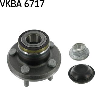 SKF VKBA 6717 - Wheel hub, bearing Kit autospares.lv