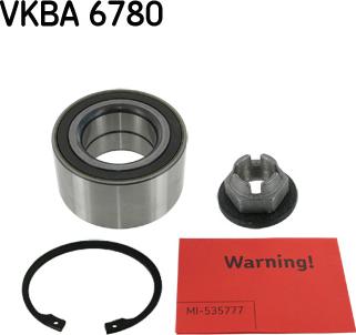 SKF VKBA 6780 - Wheel hub, bearing Kit autospares.lv