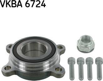 SKF VKBA 6724 - Wheel hub, bearing Kit autospares.lv