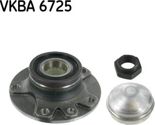 SKF VKBA 6725 - Wheel hub, bearing Kit autospares.lv