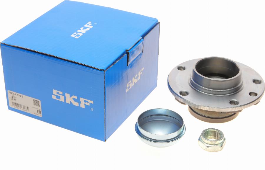 SKF VKBA 6725 - Wheel hub, bearing Kit autospares.lv