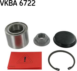 SKF VKBA 6722 - Wheel hub, bearing Kit autospares.lv