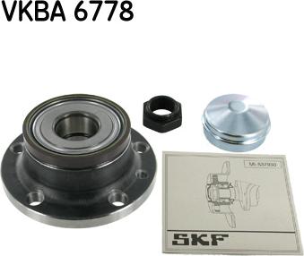 SKF VKBA 6778 - Wheel hub, bearing Kit autospares.lv