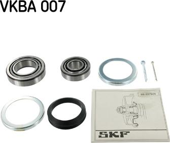SKF VKBA 007 - Wheel hub, bearing Kit autospares.lv