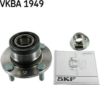 SKF VKBA 1949 - Wheel hub, bearing Kit autospares.lv