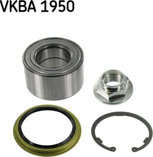 SKF VKBA 1950 - Wheel hub, bearing Kit autospares.lv