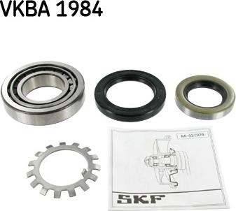 SKF VKBA 1984 - Wheel hub, bearing Kit autospares.lv