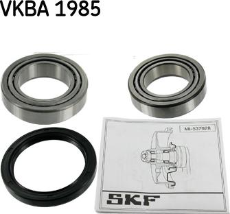 SKF VKBA 1985 - Wheel hub, bearing Kit autospares.lv