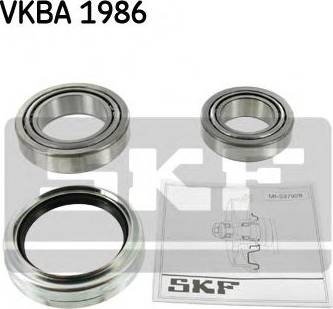 SKF VKBA 1986 - Wheel hub, bearing Kit autospares.lv