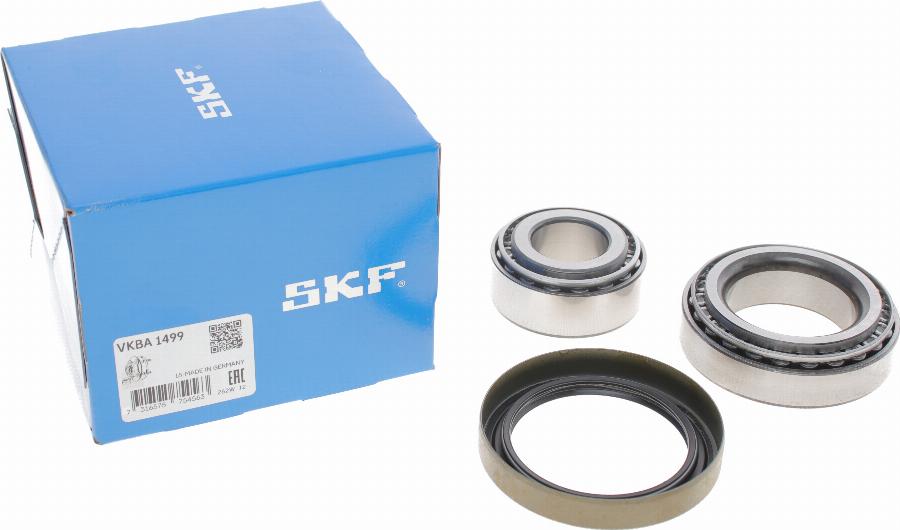 SKF VKBA 1499 - Wheel hub, bearing Kit autospares.lv