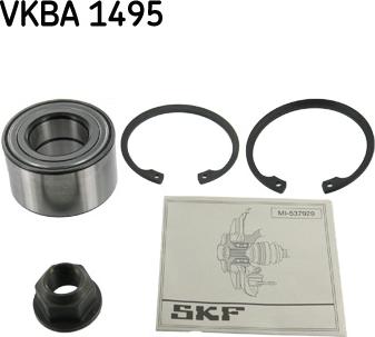 SKF VKBA 1495 - Wheel hub, bearing Kit autospares.lv