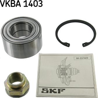 SKF VKBA 1403 - Wheel hub, bearing Kit autospares.lv
