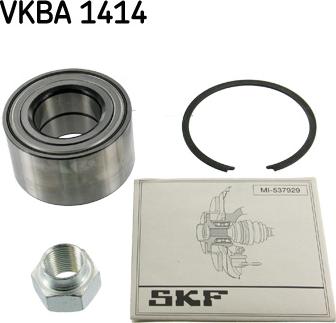 SKF VKBA 1414 - Wheel hub, bearing Kit autospares.lv