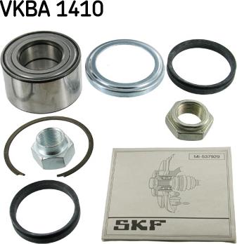 SKF VKBA 1410 - Wheel hub, bearing Kit autospares.lv