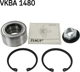 SKF VKBA 1480 - Wheel hub, bearing Kit autospares.lv
