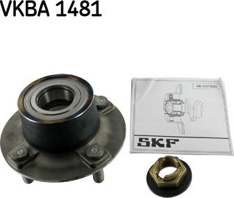 SKF VKBA 1481 - Wheel hub, bearing Kit autospares.lv