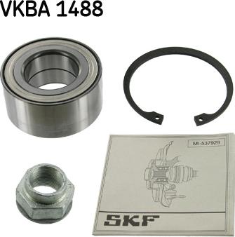 SKF VKBA 1488 - Wheel hub, bearing Kit autospares.lv