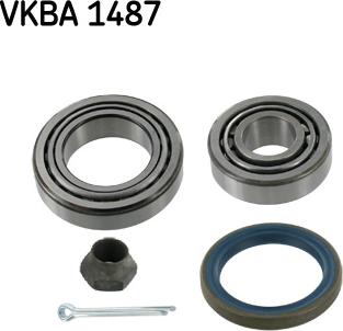 SKF VKBA 1487 - Wheel hub, bearing Kit autospares.lv