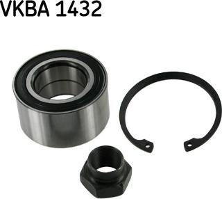 SKF VKBA 1432 - Wheel hub, bearing Kit autospares.lv