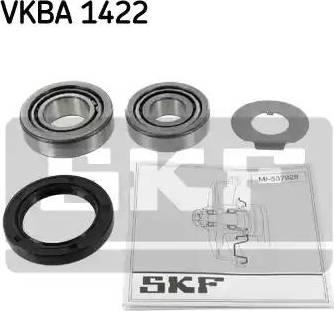 SKF VKBA 1422 - Wheel hub, bearing Kit autospares.lv