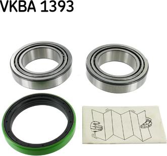 SKF VKBA 1393 - Wheel hub, bearing Kit autospares.lv