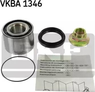 SKF VKBA 1346 - Wheel hub, bearing Kit autospares.lv