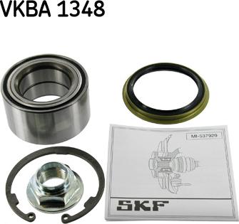 SKF VKBA 1348 - Wheel hub, bearing Kit autospares.lv